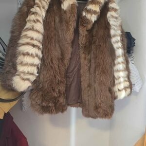 Brown Fur Women's Blazer